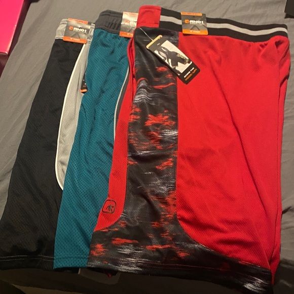 💜Bundle of 3 Men's Active  Dribbling Shorts Inseam 10” Size:3XL - Picture 1 of 13